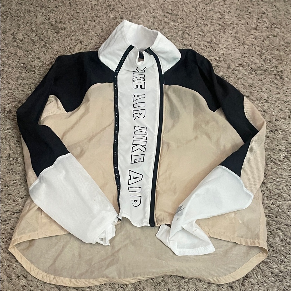 Nike Air Black and Cream Jacket